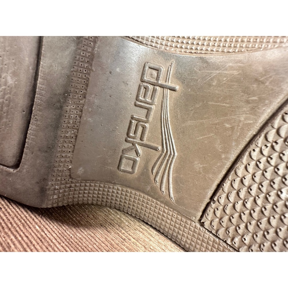 Dansko VTG Leather Comfort Slides Toe Loop Portugal Boho Y2K Rare 90s 38/ 7.5-8 - Picture 10 of 10
